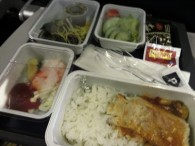 機内食（夕食でした！）