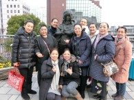 14日　『会場に出発～』小倉駅にて