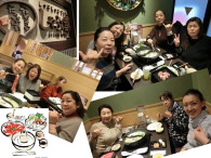 1/13日 　まずは、明日の為に栄養補給！！小倉駅前にて