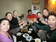 ﾚｯｽﾝ後、軽~くお好み焼き(*^。^*)