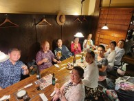 ｲﾍﾞﾝﾄも終わり、居酒屋さんでカンパーイ