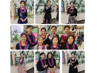 手作りのレイ『嬉しい～～』