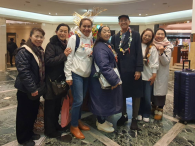 2/13　ｴﾄﾞ先生･ｶﾒﾚ先生、無事に到着！！