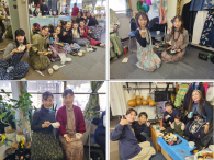 手作り料理に、皆で舌つづみ